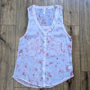 RVCA Chiffon tank top